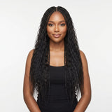 16" Kinky Straight Feather Crochet