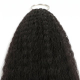 16" Kinky Straight Feather Crochet