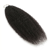 16" Kinky Straight Feather Crochet