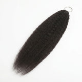 16" Kinky Straight Feather Crochet