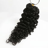20" Ocean Wave Feather Crochet
