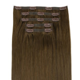 Chocolate Brown Invisible Clip-ins