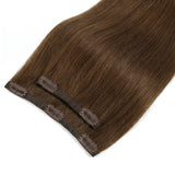 Chocolate Brown Seamless Clip-ins