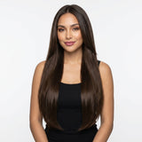 Dark Brown Invisible Clip-ins