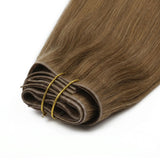 Medium Chestnut Brown Invisible Clip-ins