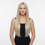 Warm Honey Blonde Invisible Clip-ins